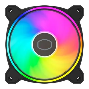 Ventoinha Cooler Master Masterfan MF120 Halo 2, RGB, 120mm, Preto, MFL-B2DN-21NP2-R2