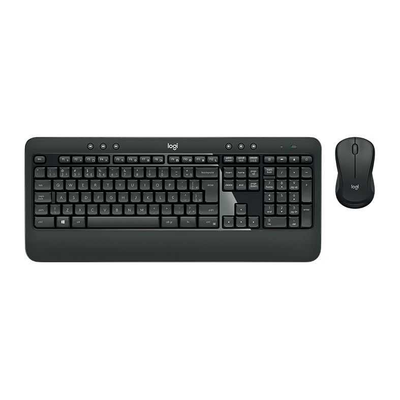 Kit Teclado e Mouse Sem Fio Logitech Advanced MK540, Wireless, ABNT2, 1000DPI, Preto, 920-008674
