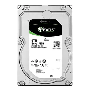 HD Seagate Exos 7E10, 6TB, 3.5, 7200RPM, Sata III 6GB/s, Cache 256MB, ST6000NM019B
