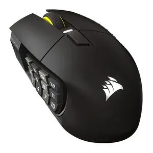 Mouse Gamer Corsair Scimitar Elite, RGB, 33000DPI, 16 Botoes, Wireless, Metalico, CH-9314014-WW
