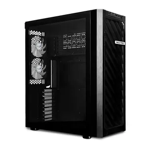 Gabinete Gamer Valkyrie ONE VK01, Full-Tower, Com 2 Fans, Lateral de Vidro, Preto, VK01-BLK