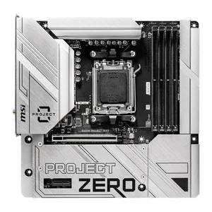 Placa Mae MSI B650M PROJECT ZERO, DDR5, Socket AMD AM5, M-ATX, Chipset AMD B650, B650M-PROJECT-ZERO