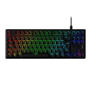 Teclado Mecanico Gamer HyperX Alloy Origins, RGB, ABNT2, Switch Red, Preto, 639N7AA-AC4