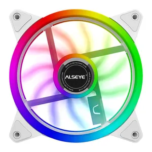 Ventoinha Alseye CR120, Rainbow, 120mm, Branco, CR120-WHITE