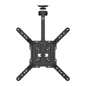 Suporte Articulado Para TV Zinnia Vertex, 23 Pol. a 55 Pol., Preto, ZNO-VRTX-BK01