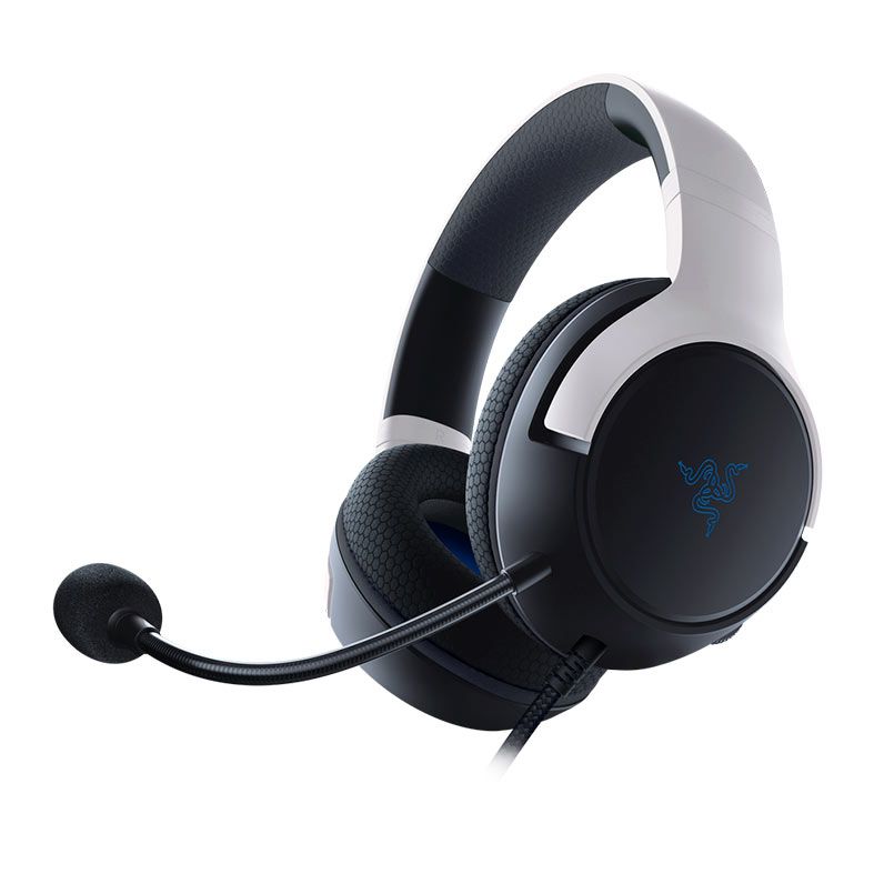 Headset Gamer Razer Kaira X, PS4/PS5, Drivers 50mm, Branco e Preto, RZ04-03970200-R3U1