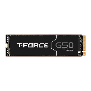 SSD Team Group T-Force G50, 1TB, M.2 2280, PCIe NVMe, Leitura 5000MB/s, Gravacao 4800MB/s, TM8FFE001T0C129