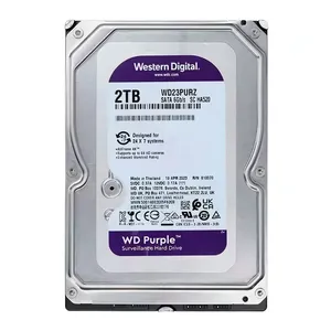 HD Western Digital WD Purple, 2TB, 3.5, 5400RPM, Sata III 6GB/s, Cache 64MB, WD23PURZ