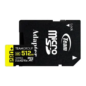 Cartao de Memoria Team Group A2 Pro Plus, 512GB, MicroSDXC, UHS-I, V30, TPPMSDX512GIA2V3003