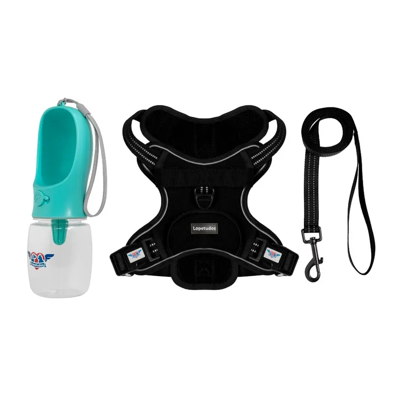 Kit Passeio EasyWay1 M preto, HydrateHikes1 350ml