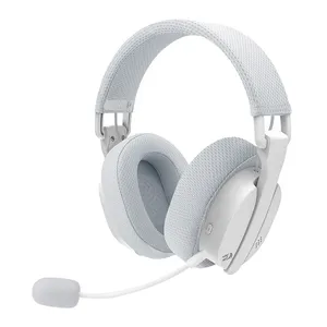 Headset Gamer Redragon Luce, Drivers 40mm, Wireless, Branco, H888W