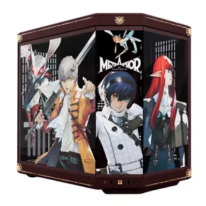 Gabinete Gamer Hyte Metaphor ReFantazio Y70, Mid-Tower, Lateral de Vidro, Marrom, CS-HYTE-Y70-METAPHOR