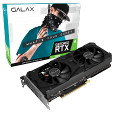 Placa de Vídeo Galax NVIDIA GeForce RTX 3060 (1-Click OC), LHR, 12GB, GDDR6, DLSS, Ray Tracing, 36NOL7MD1VOC