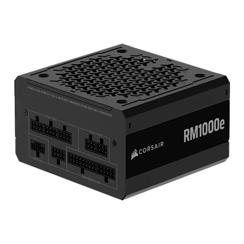 Fonte Corsair RM1000e 1000W Full-Modular ATX 3.1 PCIe 5.1 Cybenetics Gold Preto CP-9020297-BR