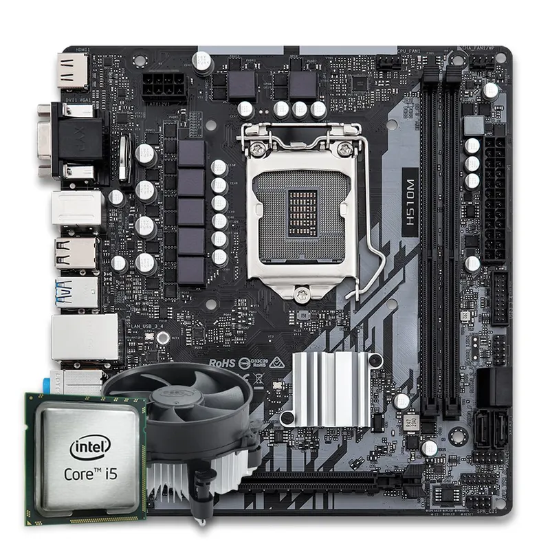 Pichau Kit Upgrade, Intel i5-11400F, H510M DDR4