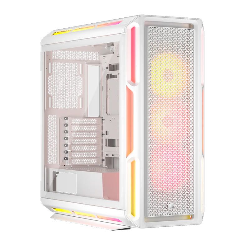 Gabinete Gamer Corsair Icue Link 5000T LX RGB Mid-Tower Branco
