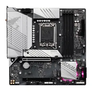 Placa Mae Gigabyte B760M Aorus Elite AX, WiFi, DDR5, Socket LGA 1700, M-ATX, Chipset Intel B760, B760M-AORUS-ELITE-AX