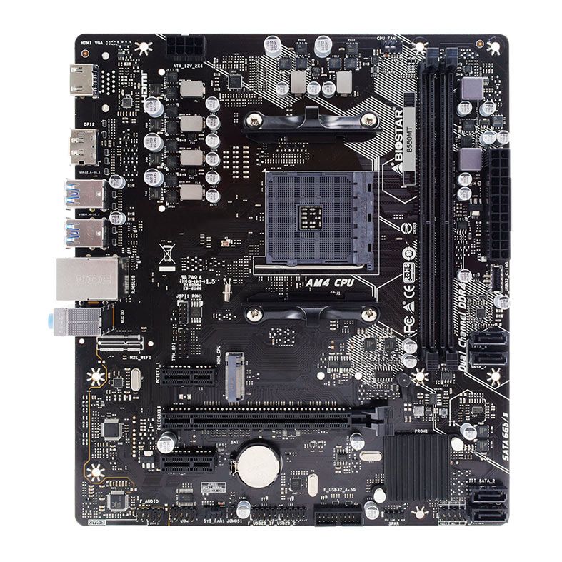 Placa Mae Biostar B550MT DDR4 Socket AM4 M-ATX Chipset AMD B550