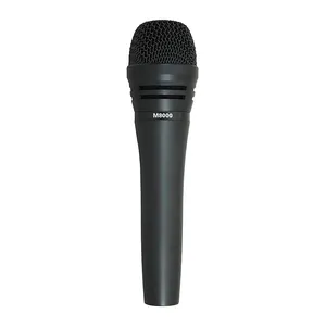 Microfone Audio Technica Dinamico Hipercardioide XLRM Preto, M8000