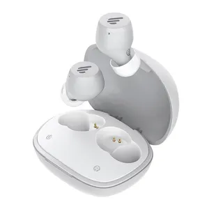 Fone de Ouvido Intra Auricular Edifier W180T, TWS, Bluetooth, Cinza e Branco, W180T