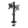 Suporte Para Dois Monitores Zinnia TMS 120, 17 Pol. a 32 Pol., Preto, ZNO-TMS120-BL01