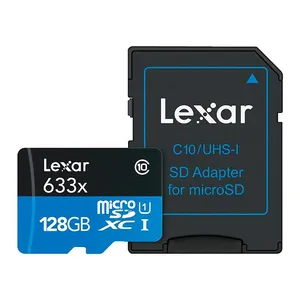 Cartao de Memoria Lexar Blue Series, 128GB, MicroSDXC UHS-I + Adaptador, LSDMI128BBNL633A