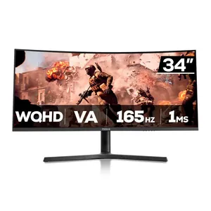 Monitor Gamer Pichau Nexus 34 Neo, 34 Pol, VA, Ultrawide, Curvo, WQHD, 1ms, 165Hz, PG-NXS34NEO-BL02