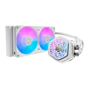 Water Cooler Cooler Master Masterliquid Atmos II VRM Fan, ARGB, 240mm, Branco, MLX-D24M-A25SZ-VW