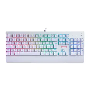 Teclado Mecanico Redragon Kala Lunar White RGB Switch Preto, K557W-RGB-PT-BLACK