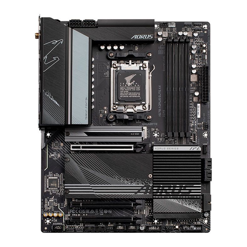Placa Mae Gigabyte X670 Aorus Elite AX, WiFi, DDR5, Socket AM5, ATX, Chipset AMD X670, X670-AORUS-ELITE-AX