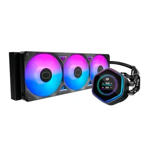 Water Cooler Cooler Master Masterliquid Atmos II LCD, ARGB, 360mm, Preto, MLX-D36M-A25SZ-L1