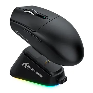 PRE VENDA - Mouse Gamer Attack Shark G3PRO, 25000DPI, 5 Botoes, Tri-Mode, Preto, G3-PRO-BLACK