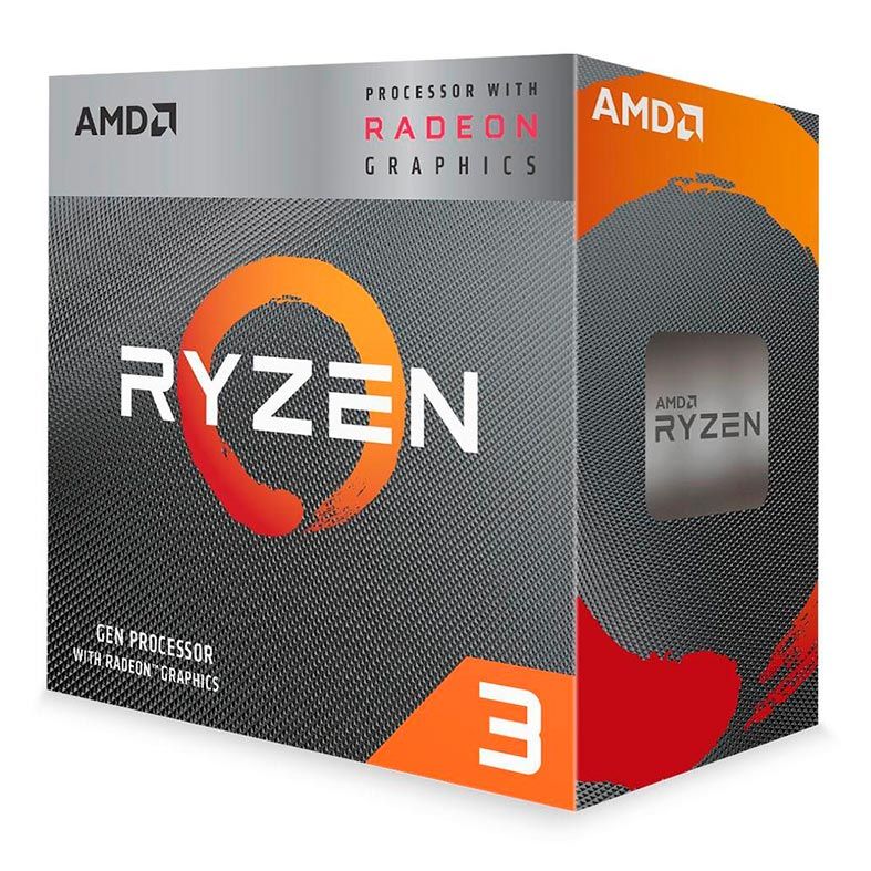 Processador AMD Ryzen 3 3200G, 4-Core, 4-Threads, 3.6GHz (4GHz Turbo), Cache 6MB, AM4, YD3200C5FHBOX-BR