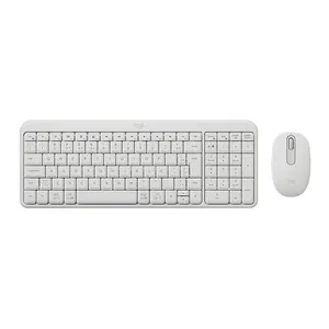 Kit Teclado e Mouse Logitech MK250, ABNT2, Bluetooth, Branco, 920-013517