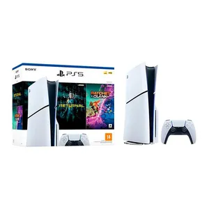 Console Sony Playstation 5 Slim Blundle, Returnal + Ratchet e Clank, SSD 1TB, 1 Controle, Branco, 1000038899