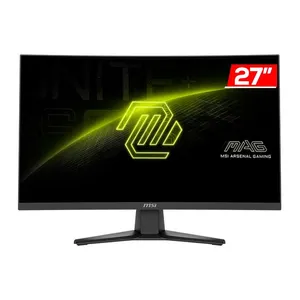Monitor Gamer MSI MAG 275CQF E18, 27 Pol, VA, Curvo, QHD, 0.5ms, 180Hz, Adaptive-Sync, HDMI/DP, MAG-275CQF-E18