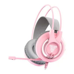 Headset Gamer Fantech HG20 Chief II Sakura Edition, RGB, Drivers 50mm, Rosa, HG20-PK