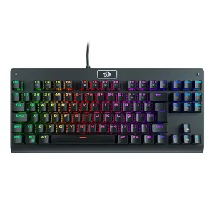 Teclado Mecanico Redragon Dark Avenger, RGB, ABNT2, Switch Azul, K568RGB-2 BLUE