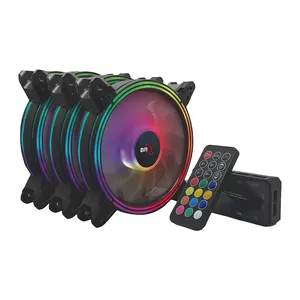 Kit Ventoinha BRX Storm Z, RGB, 3x120mm, Preto, BRX-STORMZ