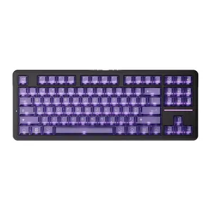 Teclado Mecanico ATK Gear A87 Pro, ARGB, Wireless, Shadow Purple, A87-PRO-SDP