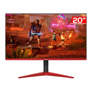 Monitor Gamer 3Green Moba 20" LED, 20 Pol, HD+, 2ms, 75Hz, HDMI/VGA, Preto e Vermelho, M2003G-LED