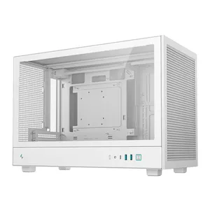 Gabinete Gamer Deepcool CH260, Mini-Tower, Lateral de Vidro, Branco, R-CH260-WHNGM0-G-1