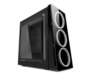 Gabinete Gamer Pixxo 3 Fan Led Branco, HTX906F