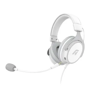Headset Gamer A+ Plus Tech Ignite, Drivers 40mm, P2, Branco, AP-HS-1995W