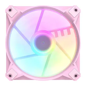 Ventoinha Aigo Darkflash CX6, 120mm, ARGB, Rosa, CX6-PINK
