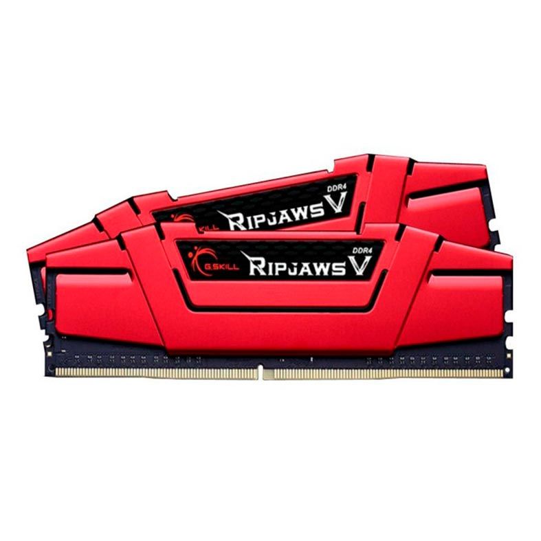 Memoria G.Skill RipJaws V 32GB (2x16) DDR4 2400Mhz Vermelho, F4-2400C15D-32GVR