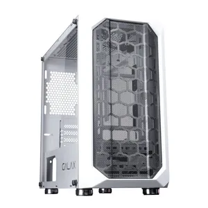 Gabinete Galax Nebulosa Lateral Vidro Temp Branco, GX700 WH