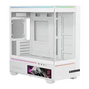 PRE VENDA - Gabinete Gamer Thermalright TL-M10 Vision, Mid-Tower, Lateral de Vidro, Branco, TL-M10-VISION-WH