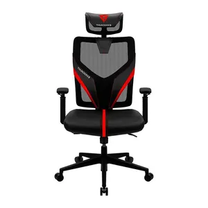 Cadeira Gamer ThunderX3 YAMA1 Ergonômica Preta/Vermelha, 69675