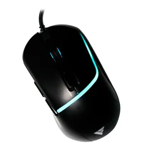 Mouse Gamer Force One Precision, Rainbow, 7200DPI, 6 Botoes, Preto, FR.MO.PR.01